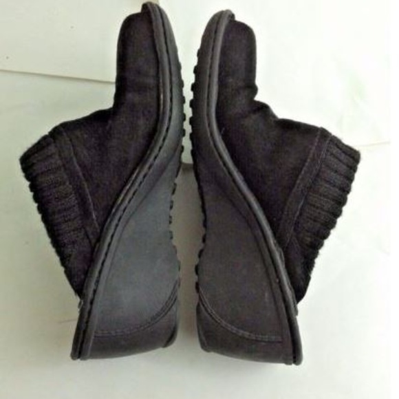 UGG Australia Gael Wedge Mules Black Size 7 - Picture 7 of 8